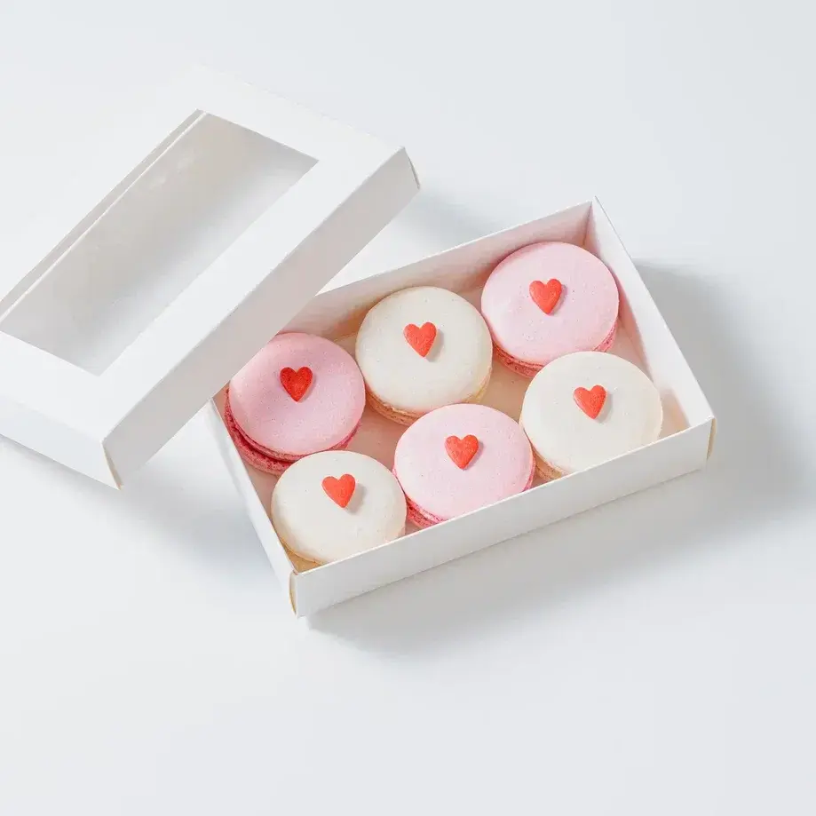 Макарони с сердечками набор  6 шт