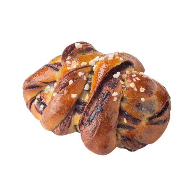 Булочка с черникой