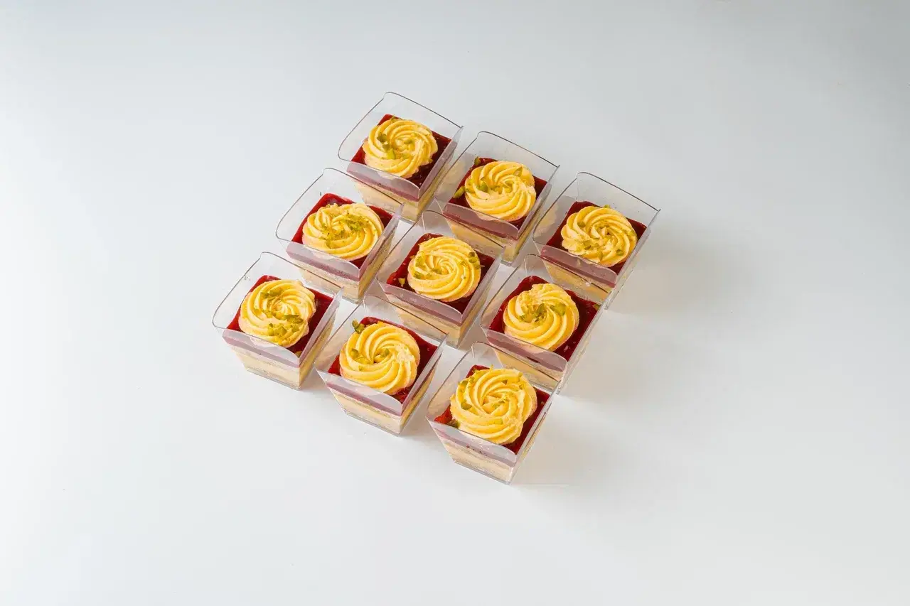 Набор стаканчиков с сыром "Чеддер" (9 шт)