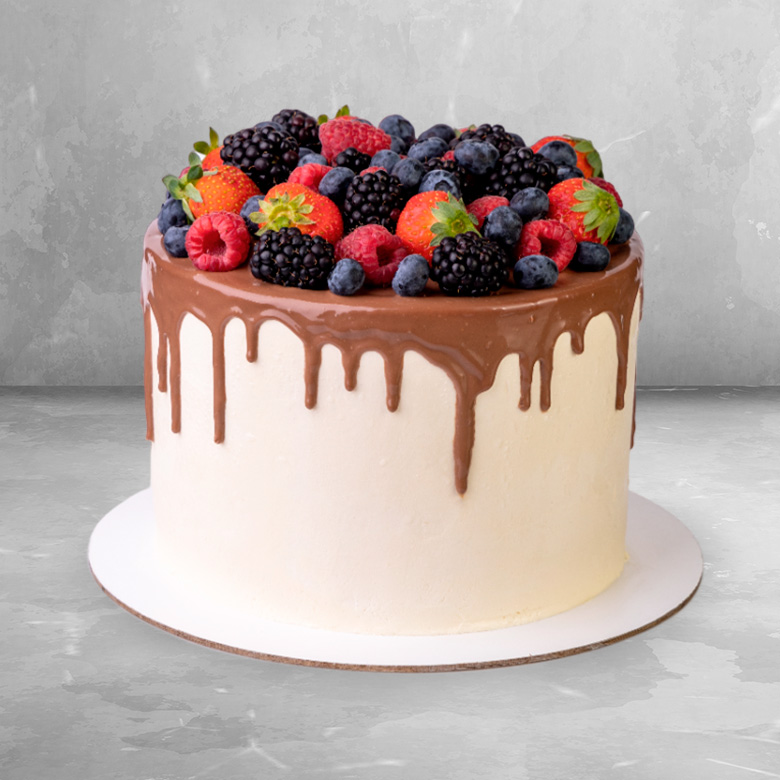 Торт с ягодами